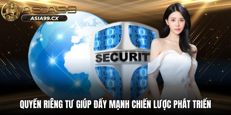 Quyền riêng tư giúp đẩy mạnh chiến lược phát triển